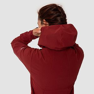 Salewa Agner DST Jacket W syrah detail kapuce