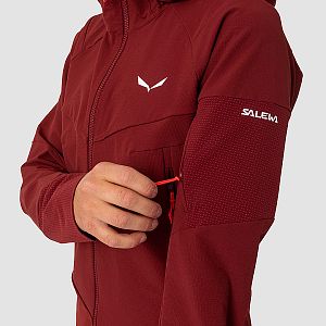 Salewa Agner DST Jacket W syrah detail rukáv