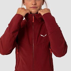 Salewa Agner DST Jacket W syrah detail zip