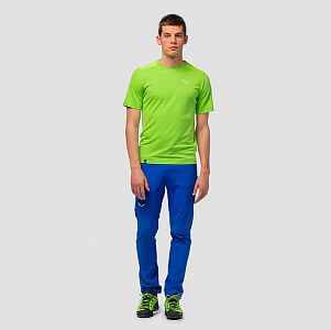 Salewa Agner DST M Pant electric boční pohled na postavě