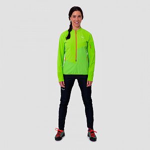 Salewa Agner DST W Anorak pale frog přední strana na postavě