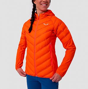 Salewa Agner Hybrid RDS DWN W Jacket red orange3