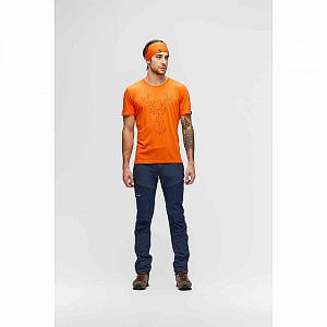 Salewa Big Deer M S/S Tee red orange melange3