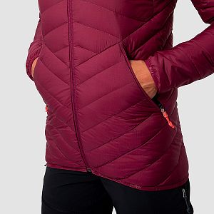 Salewa Brenta RDS DWN Jacket W syrah boční pohled detail kapsa