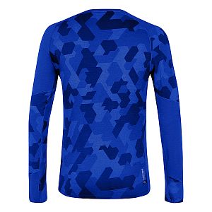 Salewa Cristallo Warm AMR L/S Tee M electric zadní pohled