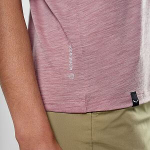 Salewa Eagle Minilogo AM T-Shirt W zephyr detail materiál merino