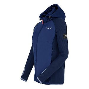 Salewa Fanes Engineered AM Hybrid Jacket W blue depths boční pohled 