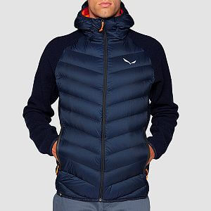 Salewa Fanes Sarner RDS Down Hybrid Jacket M navy blazer detail