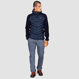 Salewa Fanes Sarner RDS Down Hybrid Jacket M navy blazer přední pohled na postavě