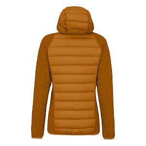 Salewa Fanes Sarner RDS Down Hybrid Jacket W gold brown zadní pohled