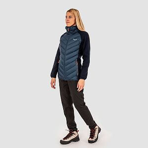 Salewa Fanes Sarner RDS Down Hybrid Jacket W navy blazer přední pohled na postavě