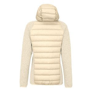 Salewa Fanes Sarner RDS Down Hybrid Jacket W oatmeal zadní pohled
