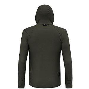 Salewa Lavaredo Hemp Hooded Jacket M dark olive pánská funkční mikina s kapucí