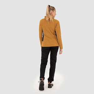 Salewa Lavaredo Hemp Hooded Jacket W golden brown dámská funkční mikina