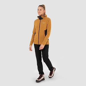 Salewa Lavaredo Hemp Hooded Jacket W golden brown dámská turistická mikina
