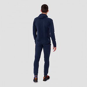 Salewa Lavaredo Hemp M Hooded Jacket navy blazer zadní pohled na postavě