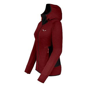 Salewa Lavaredo Hemp W Hooded Jacket syrah mikina s kapucí