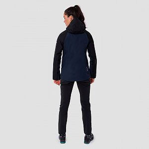 Salewa Moiazza GTX PAC W Jacket navy blazer zadní pohled na postavě