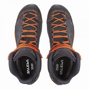 SALEWA MS MTN Trainer Mid GTX asphalt/fluo orange1