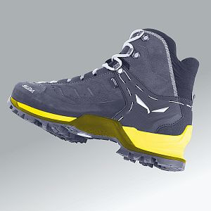 SALEWA MS MTN Trainer Mid GTX dark denim black detail z boku