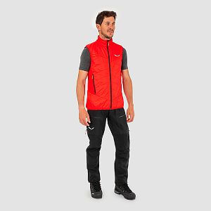 Salewa Ortles Hybrid TWR Vest M flame přední pohled na postavě