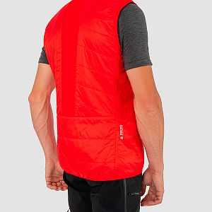 Salewa Ortles Hybrid TWR Vest M flame zadní pohled na postavě detail
