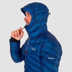 Salewa Ortles Medium 3 RDS Down Jacket M electric detail kapuce