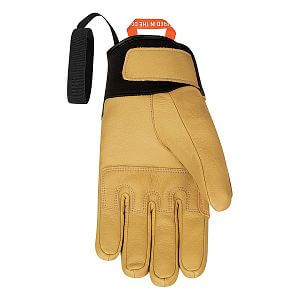 Salewa Ortles Merino Leather Gloves M black out pánské kožené rukavice s merinem