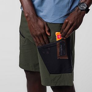 Salewa Pedroc 3 DST Cargo Shorts M dark olive detail kapsa