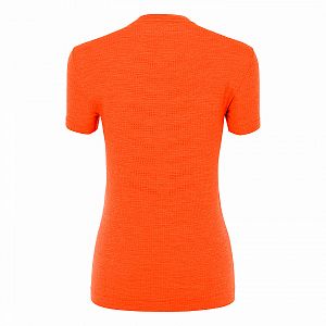 Salewa Pedroc AMR W Seamless T-shirt red orange1