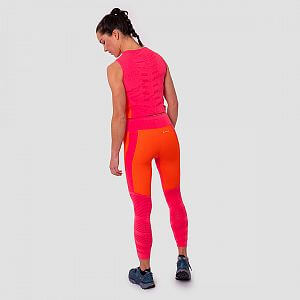 Salewa Pedroc Dry Resp W Hybrid Tights red orange1