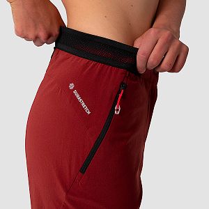 Salewa Pedroc DST Shorts W syrah přední pohled na postavě detail pas