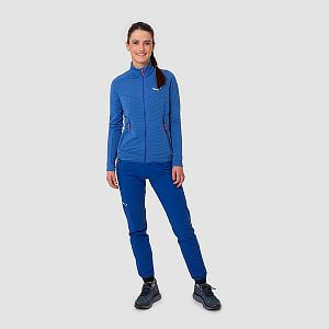 Salewa Pedroc PL W FULL-ZIP electric melange přední pohled na postavě