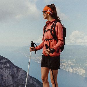 Salewa Pedroc Pro Cargo Shorts W black out dámské turistické kraťasy fotka z hor