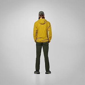 Salewa Pedroc Wind Hoody Jacket M olive oil pánská větruodolná bunda s kapucí na turistiku i do města