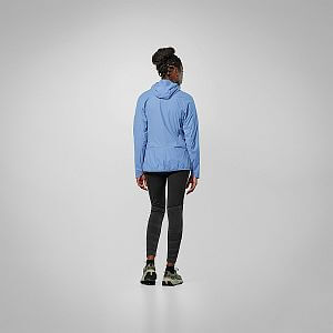 Salewa Pedroc Wind Hoody Jacket W morning blue dámská větruodolná bunda s kapucí na turistiku i do města