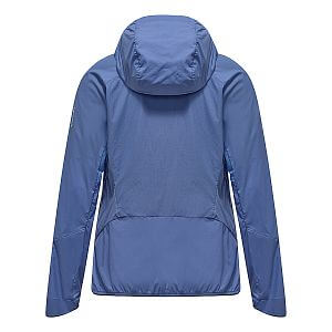 Salewa Pedroc Wind Hoody Jacket W morning blue dámská větruodolná bunda s kapucí na turistiku i do města