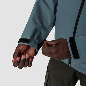 Salewa Puez 2,5L PTX Jacket M java blue detail detail rukávy