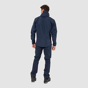 Salewa Puez 2,5L PTX Jacket M navy blazer zadní pohled na postavě