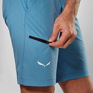 Salewa Puez 4 Shorts M centre blue detail kapsa