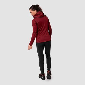 Salewa Puez Durastretch Warm Cargo Pant Women black out zadní pohled na postavě