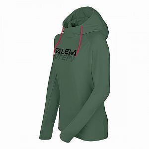 Salewa Puez Hemp Logo Hoody W raw green1