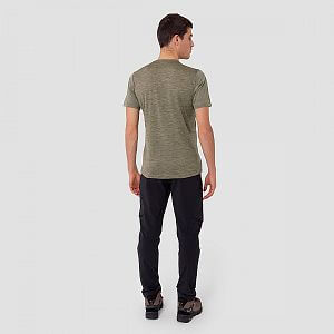 Salewa Puez Hybrid 2 Dry M S/S Tee bungee cord melange1