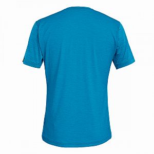 Salewa Puez Hybrid 2 Dry S/S Tee M blue danube melange