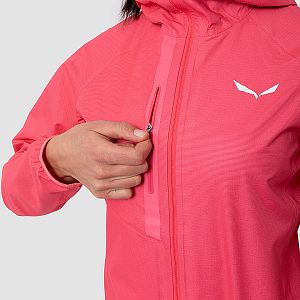 Salewa Puez Light PTX W Jacket calypso coral dámská bunda kapsa