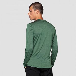 Salewa Puez Melange Dry L/S Tee M duck green melange2