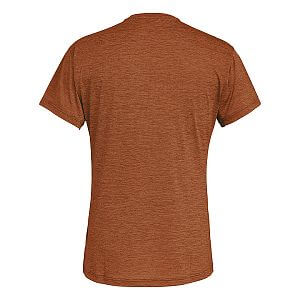 Salewa Puez Melange Dry S/S Tee M bombay brown melange pánské sportovní funkční tričko s krátkým rukávem