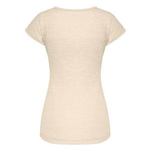 Salewa Puez Melange Dry S/S Tee W oatmeal melange zadní pohled