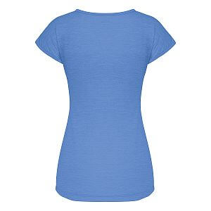 Salewa Puez Melange Dry T-Shirt W morning blue melange dámské funkční tričko na běh i jiné sporty