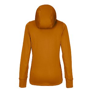 Salewa Puez Polarlite Hooded Jacket Women Golden brown zadní pohled